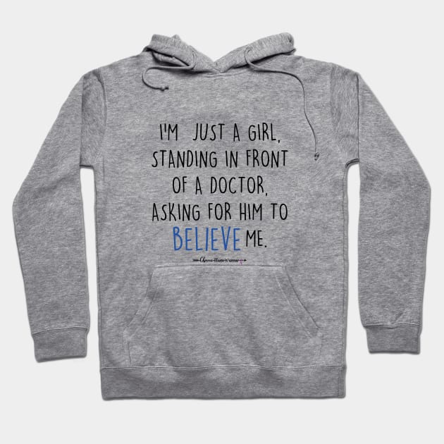 I'm just a SPOONIE (black font) Hoodie by spooniespecies